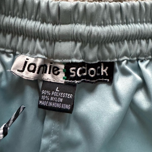 Vintage Jamie Sadock pull on straight leg pants blue high rise large - Picture 2 of 10